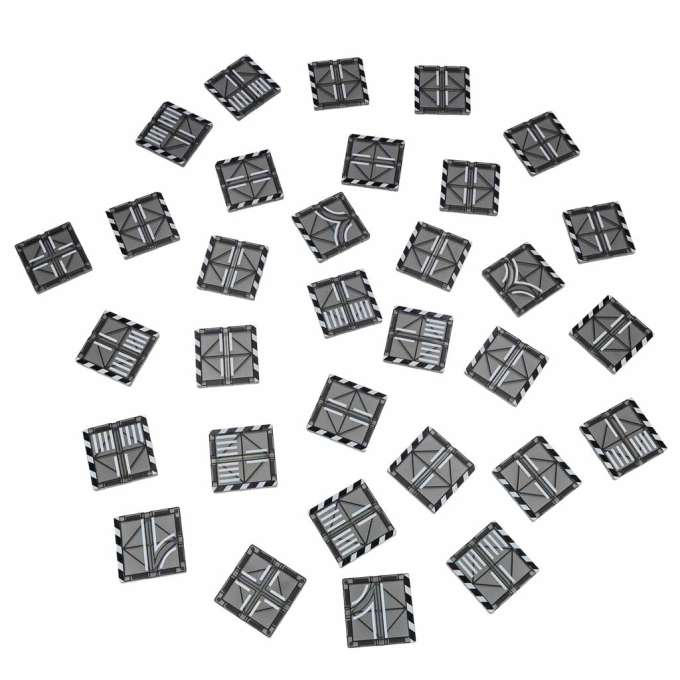 3D magnetic construction blocks city cars 91 elements