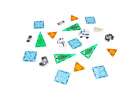 3D magnetic construction blocks police police cars 91 elements 9