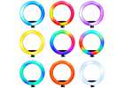 45cm RGB LED Ring Light for Selfie Videos with Tripod and Remote Control 4