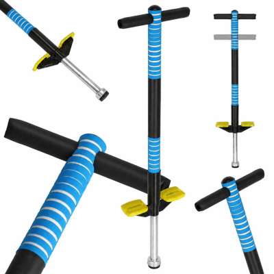 Adjustable pogo stick blue