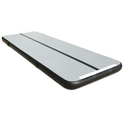 Air Track Gymnastics Mat Exercise Mat Graphite-Colored Pump