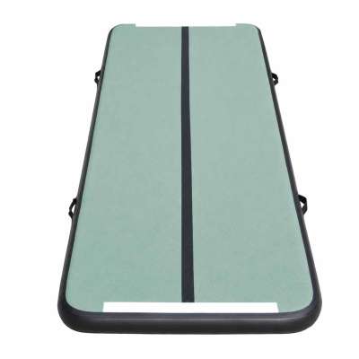 Air Track Gymnastics Mat Exercise Mat Pump Green