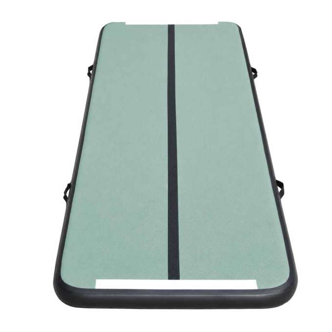 Air Track Gymnastics Mat Exercise Mat Pump Green