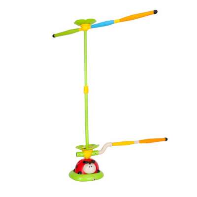 Arcade game for children spinning pole target throwing ladybug 5-in-1