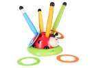 Arcade game for children spinning pole target throwing ladybug 5-in-1 16