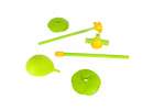 Arcade game for children spinning pole target throwing ladybug 5-in-1 11