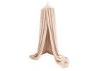 Baby canopy over crib curtain tent tipi hanging beige 3