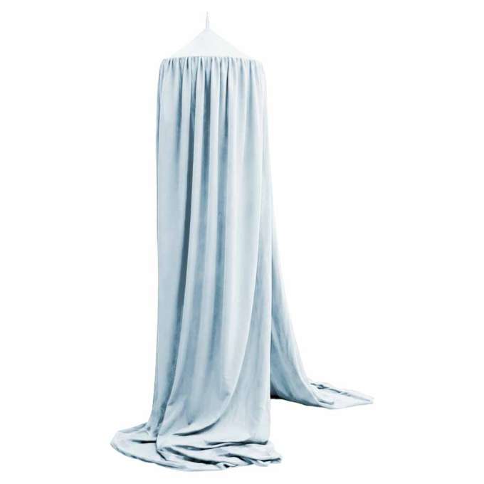 Baby canopy over crib curtain tent tipi hanging blue