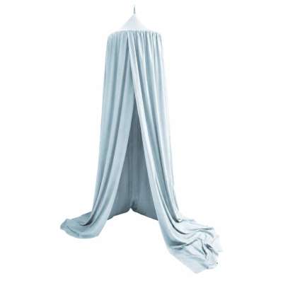 Baby canopy over crib curtain tent tipi hanging blue