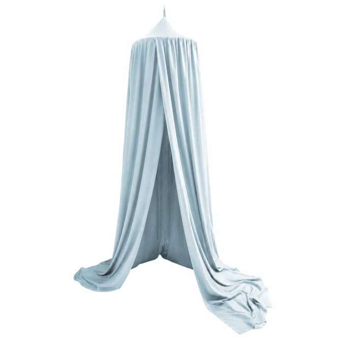 Baby canopy over crib curtain tent tipi hanging blue