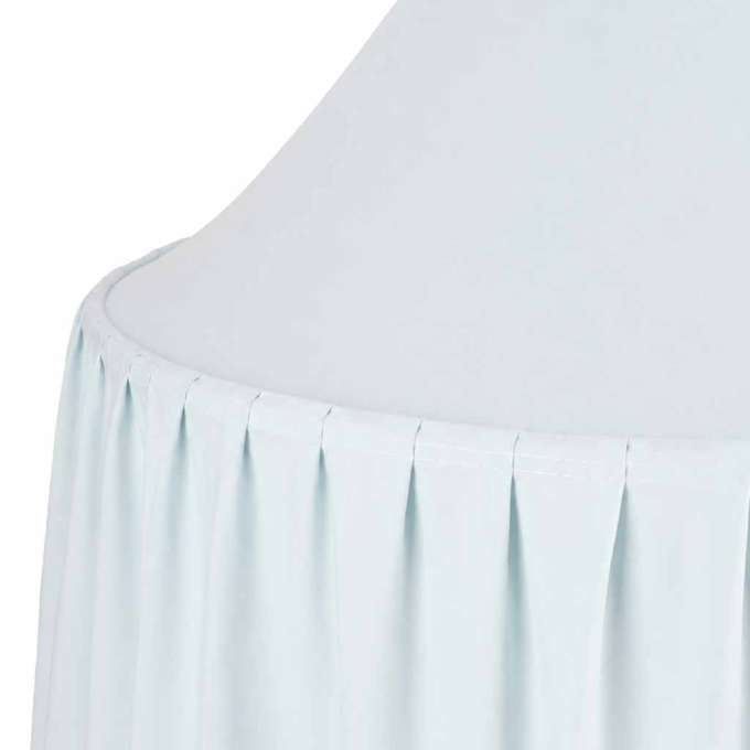 Baby canopy over crib curtain tent tipi hanging blue