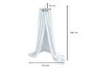 Baby canopy over crib curtain tent tipi hanging blue 9