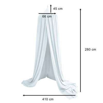 Baby canopy over crib curtain tent tipi hanging blue
