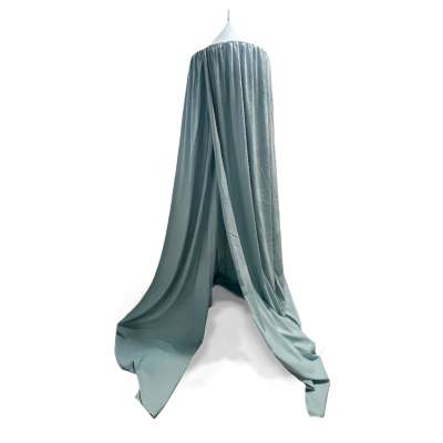 Baby canopy over crib curtain tent tipi hanging green