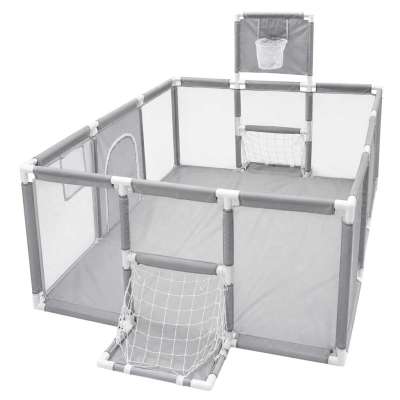 Baby playpen soccer goal children's playground 120x180cm