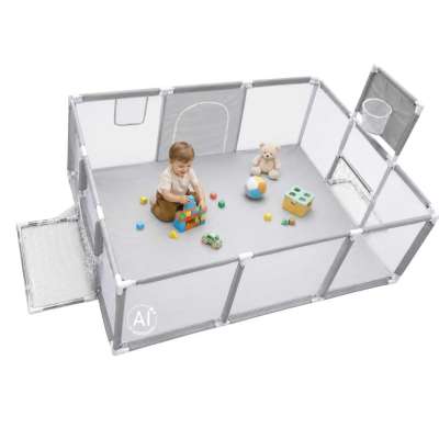 Baby playpen soccer goal children's playground 120x180cm