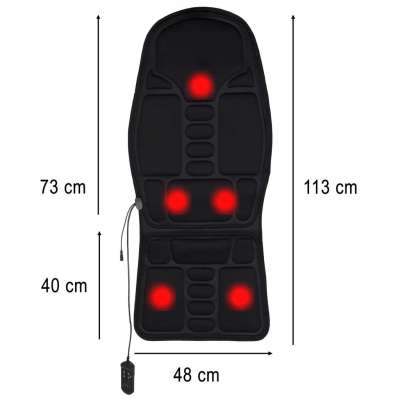 Back massager heated massage mat for car seats