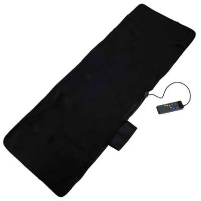 Back massager vibrating massage mat with remote control 16 massage points