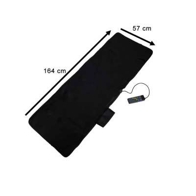 Back massager vibrating massage mat with remote control 16 massage points