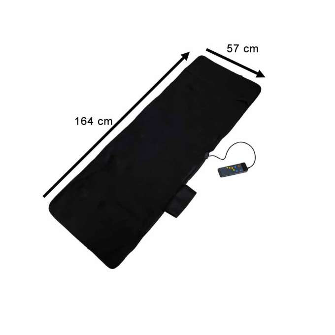 Back massager vibrating massage mat with remote control 16 massage points