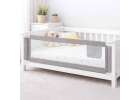 Barierka do łóżka ochronna zabezpieczenie blokada osłona 200cm szara 11