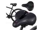 Bicycle saddle made of flexible foam with reflectors 1