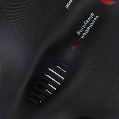 Bicycle saddle made of flexible foam with reflectors