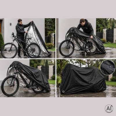 Bike cover scooter waterproof puller buckle