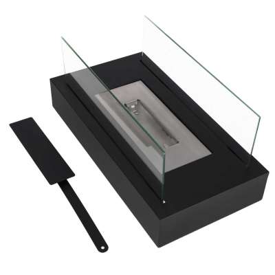 Biofuel stove freestanding tabletop fireplace for smokeless rectangular