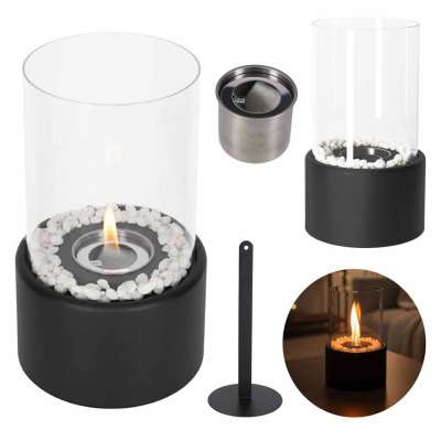 Biofuel stove freestanding tabletop fireplace for smokeless vertical