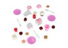 Birthday cake three-story velcro cutting cake music light 117 pieces blue 13
