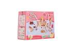 Birthday cake three tier velcro cutting cake music light 117 pieces pink 13