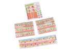 Birthday cake three tier velcro cutting cake music light 75 pieces pink 10