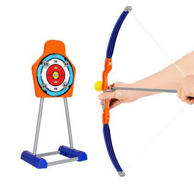 Children's bow arrows moving target archery shooting set