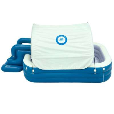 Children's garden pool inflatable slide canopy 260cm