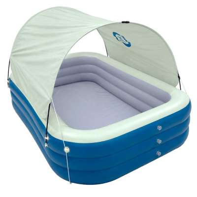 Children's garden pool inflatable slide canopy 260cm