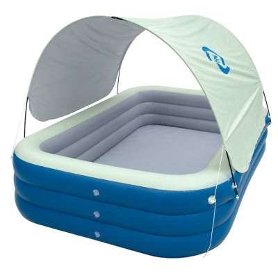 Children's garden pool inflatable slide canopy 260cm