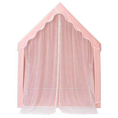Children's play tent foldable orange for the kids' room