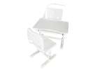Children's school desk adjustable chair LED lamp USB white 6