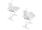 Children's school desk adjustable chair LED lamp USB white 7