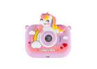 Digital camera for kids on tripod unicorn purple 4