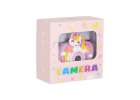 Digital camera for kids on tripod unicorn purple 13