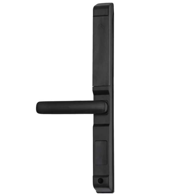 Door handle electronic combination lock for fingerprint code card