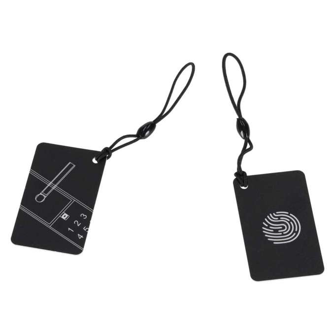Door handle electronic combination lock for fingerprint code card