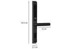 Door handle electronic combination lock for fingerprint code card 11