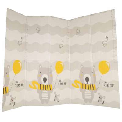 Educational foam mat double-sided foldable 150x200cm teddy bear trees
