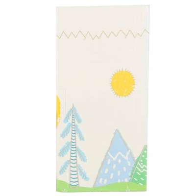 Educational foam mat double-sided foldable 150x200cm teddy bear trees