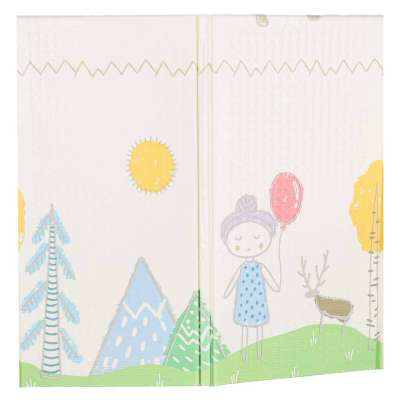 Educational foam mat double-sided foldable 150x200cm teddy bear trees