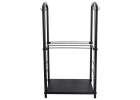 Firewood rack metal shelf fireplace accessories 6