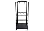 Firewood rack metal shelf fireplace accessories 7